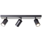 Brilliant Jello Taklampe Metall Matt Svart 13.5W 1035lm - 830 Varm Hvit | Inkl. 3x GU10
