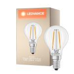 Ledvance Classic LED E14 Pære Filament Klar 1.8W 250lm - 827 Ekstra Varm Hvit | Erstatter 25W