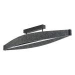 Ledvance Decor Flat Felt Taklampe Grå 23W 800lm - 830 Varm Hvit