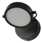 Ledvance Decor Puck Veggbelysning Svart 11W 370lm - 930 Varm Hvit | Beste Fargegjengivelse