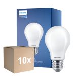 Fordelspakning 10x Philips Master LED E27 Pære Filament Matt 3.4W 470lm - 922-927 Dim To Warm | Beste Fargegjengivelse - Dimbar - Erstatter 40W