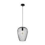 Eglo Pendel Lampe Newtown Stål Svart | IP20 - Egnet for 1x E27 