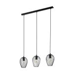 Eglo Pendel Lampe Newtown Stål Svart | IP20 - Egnet for 3x E27 