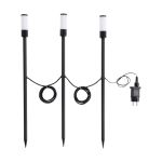 Fordelspakning 3x Eglo Pigg Lys Zancaro 1 Aluminium Svart 1W 130lm - 830 Varm Hvit | IP44
