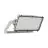 Ledvance LED Flomlys Max Radial 25 Aluminium Grå 600W 85300lm 25D - 730 Varm Hvit | IP66 - Symmetrisk