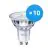 Fordelspakning 10x Philips Corepro LED Spot GU10 PAR16 4W 350lm 36D - 840 kald hvit | erstatter 50W