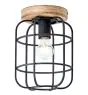 Brilliant Gwen Taklampe Metall Tre Svart | 200mm - Egnet for 1x E27