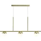 Nordlux Contina Pendel Lampe Metall 3-Spot Messing | Egnet for 3x G9