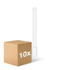Fordelspakning 10x Ledvance Dulux-L LED 18W - 840 Kald Hvit | 4-Stift - Erstatter 36W
