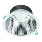 Philips LED downlight Coreline DN142B Aluminium Hvit 11W 1200lm 60D - 830 varm hvit | Utskjæring 155mm - IP54 - UGR